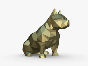 American Bully 3D Print Model