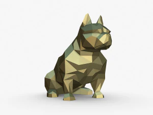 American Bully 3D Print Model
