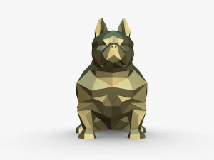 American Bully 3D Print Model