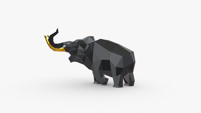 Mammoth 3D Print Model .c4d .max .obj .3ds .fbx .stl .blend 