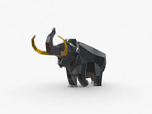 Mammoth 3D Print Model