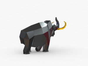 Mammoth 3D Print Model