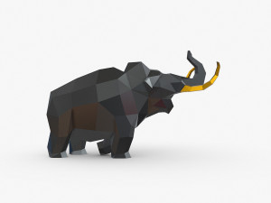 Mammoth 3D Print Model