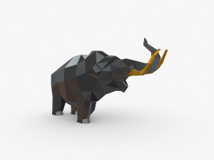 Mammoth 3D Print Model