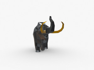 Mammoth 3D Print Model