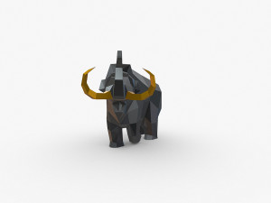 Mammoth 3D Print Model
