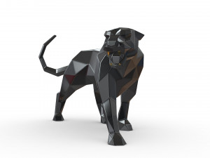 Black Panther 3D 프린트 모델