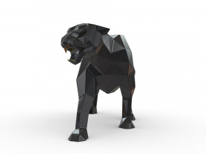 Black Panther 3D 프린트 모델