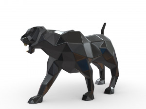 Black Panther 3D 프린트 모델
