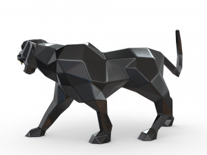 Black Panther 3D 프린트 모델