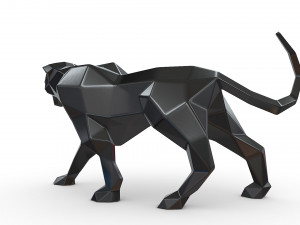 Black Panther 3D 프린트 모델