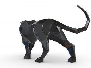 Black Panther 3D 프린트 모델
