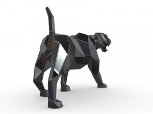 Black Panther 3D 프린트 모델
