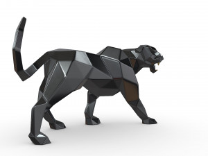 Black Panther 3D 프린트 모델