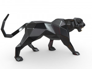 Black Panther 3D 프린트 모델