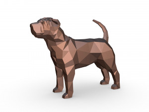 Shar pei dog 3D 프린트 모델
