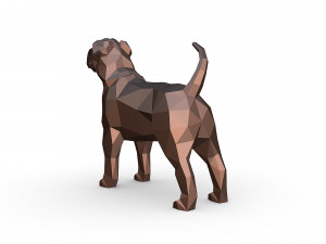 Shar pei dog 3D-Druckmodell