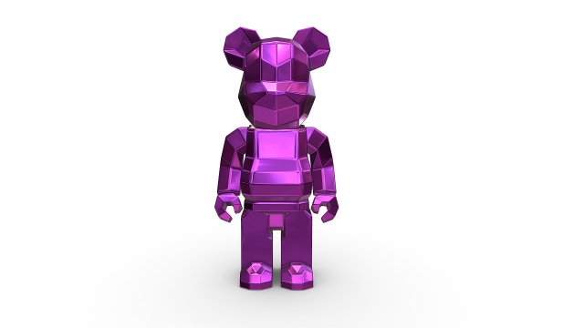 Bearbrick 3D 打印模型 .c4d .max .obj .3ds .fbx .stl .blend 