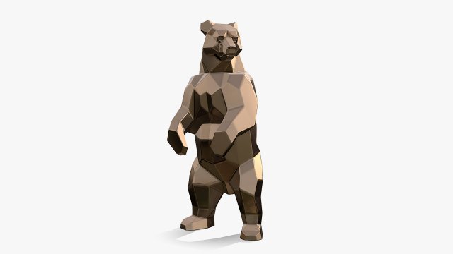 Bear figure 3D 프린트 모델 .c4d .max .obj .3ds .fbx .stl .blend 