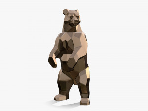 Bear figure 3D Print Model