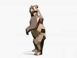 Bear figure 3D Print Model