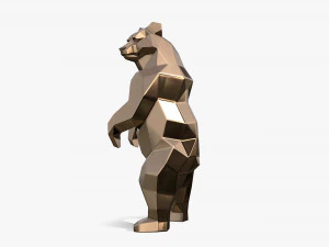 Bear figure 3D Print Model