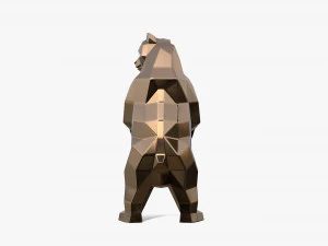 Bear figure 3D Print Model