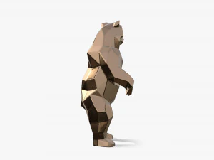 Bear figure 3D Print Model