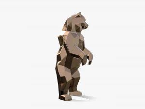 Bear figure 3D Print Model