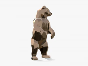 Bear figure 3D Print Model