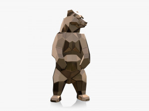 Bear figure 3D 프린트 모델