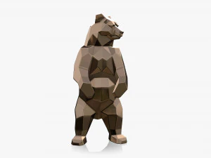 Bear figure 3D Print Model
