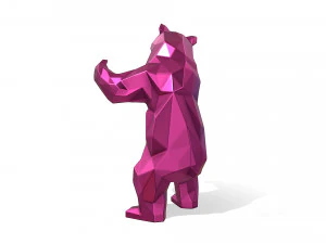 Bear figure 3D Print Model