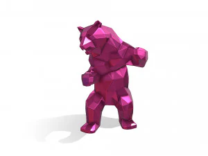 Bear figure 3D Print Model
