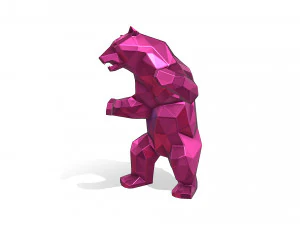 Bear figure 3D Print Model