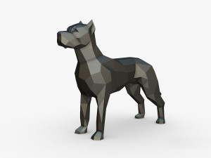 Dogo argentino Model Cetak 3D