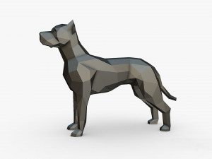 Dogo argentino Model Cetak 3D
