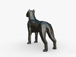 Dogo argentino Model Cetak 3D