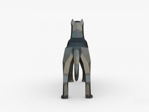 Dogo argentino Model Cetak 3D