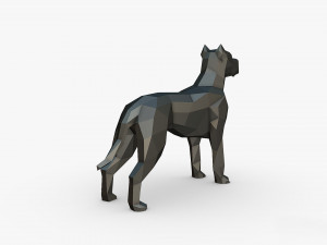 Dogo argentino Model Cetak 3D