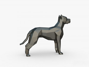 Dogo argentino Model Cetak 3D