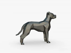Dogo argentino 3D Print Model