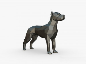 Dogo argentino Model Cetak 3D