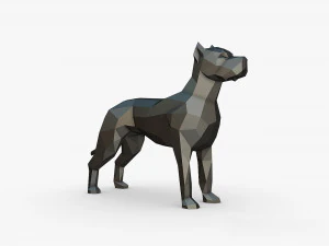 Dogo argentino 3D Print Model