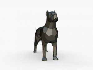 Dogo argentino Model Cetak 3D