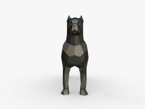 Dogo argentino Model Cetak 3D