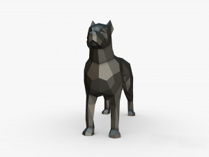 Dogo argentino Model Cetak 3D