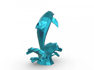 Dolphin figure 3D Print Model