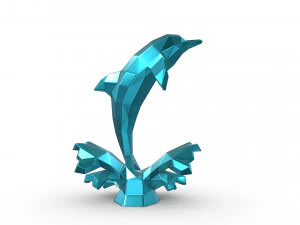 Dolphin figure 3D Print Model