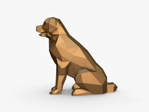 Golden Retriever figure 3D Print Model